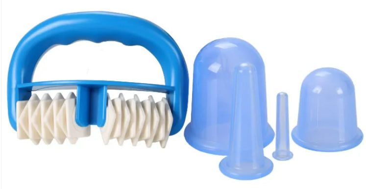 Cupping Massage Set (5-Piece) - Roller for Pain & Tension
