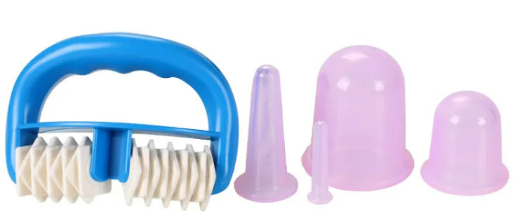 Cupping Massage Set (5-Piece) - Roller for Pain & Tension