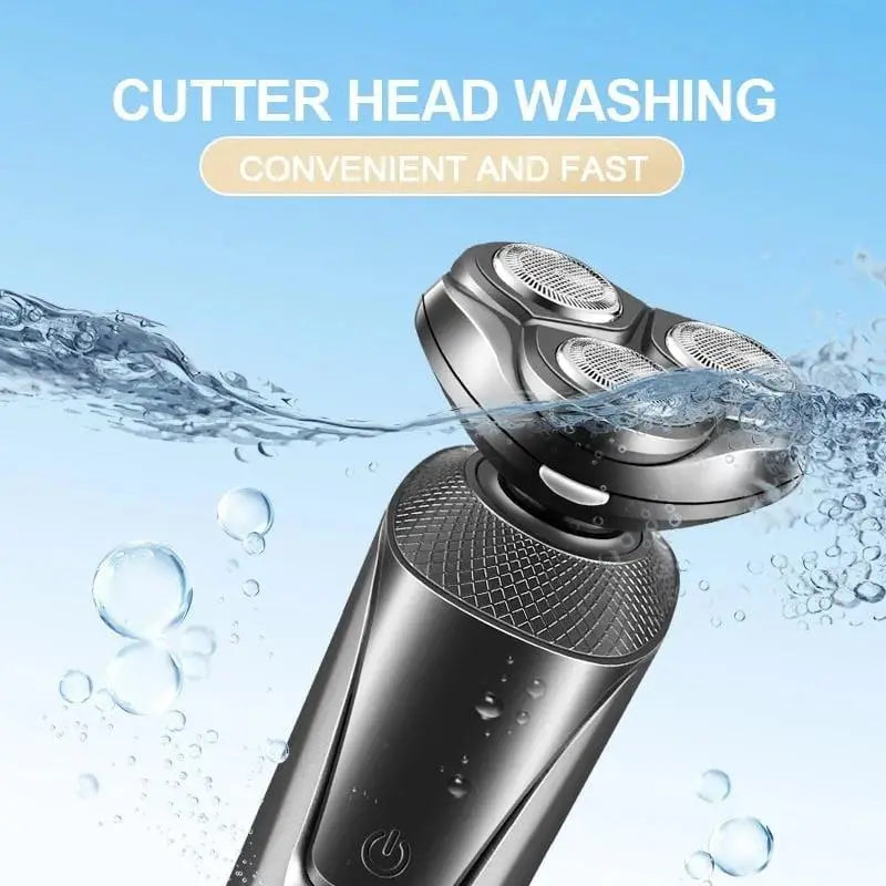 Men's 3-in-1 Electric Shaver - Cordless Wet & Dry Trimmer