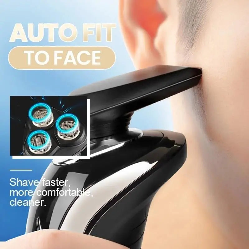 Men's 3-in-1 Electric Shaver - Cordless Wet & Dry Trimmer