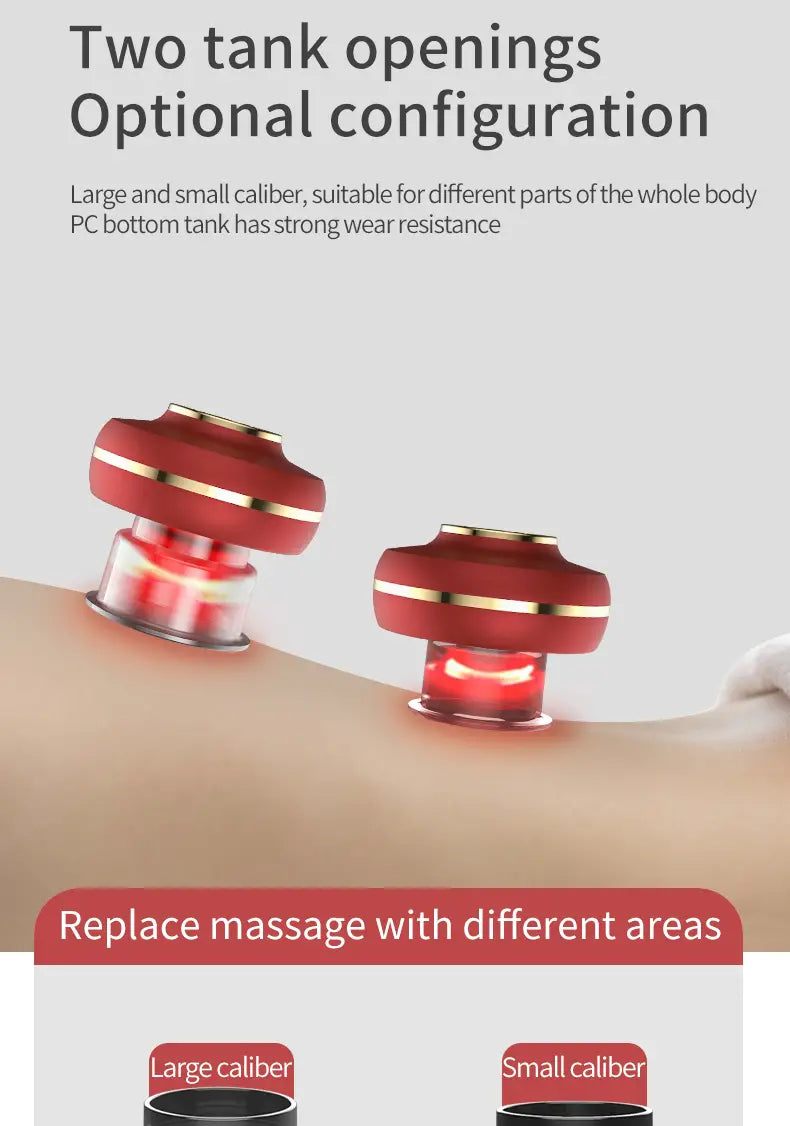Electric Cupping Massager - Red Light Therapy for Pain Relief