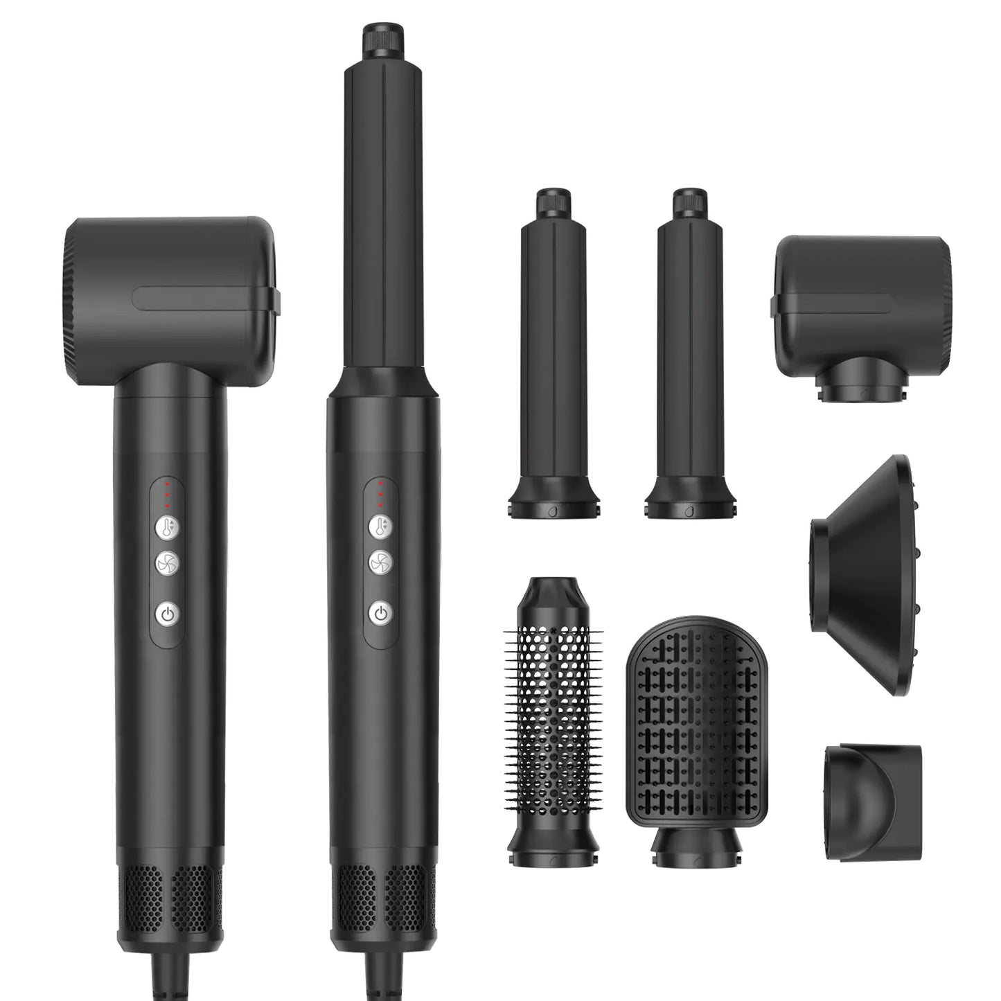 7-in-1 Hot Air Brush – Dryer, Curler & Straightener