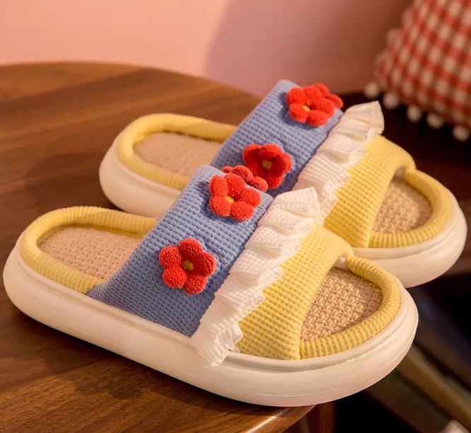 Linen House Slippers - Soft, Breathable & Comfortable