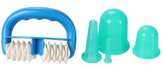 Cupping Massage Set (5-Piece) - Roller for Pain & Tension