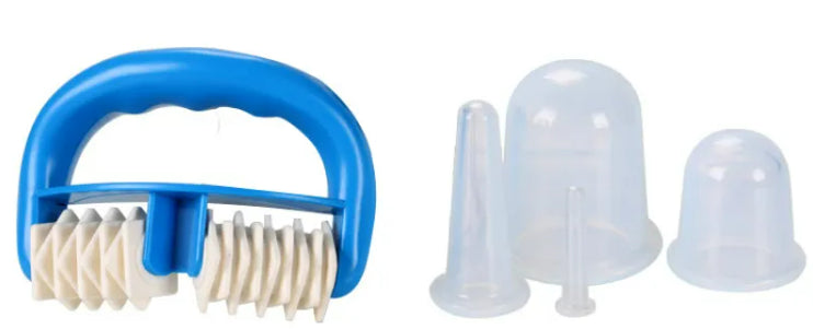 Cupping Massage Set (5-Piece) - Roller for Pain & Tension