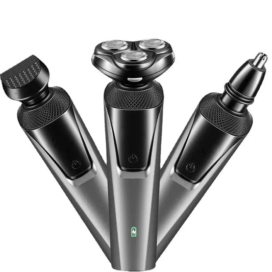 Men's 3-in-1 Electric Shaver - Cordless Wet & Dry Trimmer