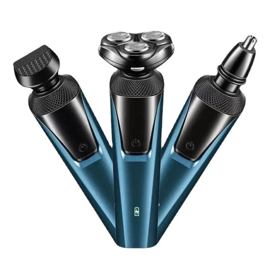 Men's 3-in-1 Electric Shaver - Cordless Wet & Dry Trimmer