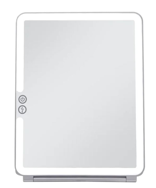 LED Makeup Mirror with Dimmable Light & 5X Zoom