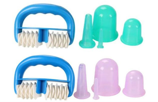 Cupping Massage Set (5-Piece) - Roller for Pain & Tension