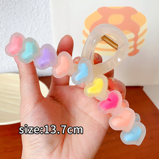 Cute Claw Clips - Sweet Heart & Star Designs